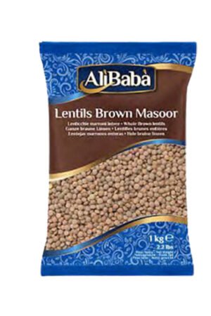 Brown Lentils (Masoor) Ali Baba 10X1KG