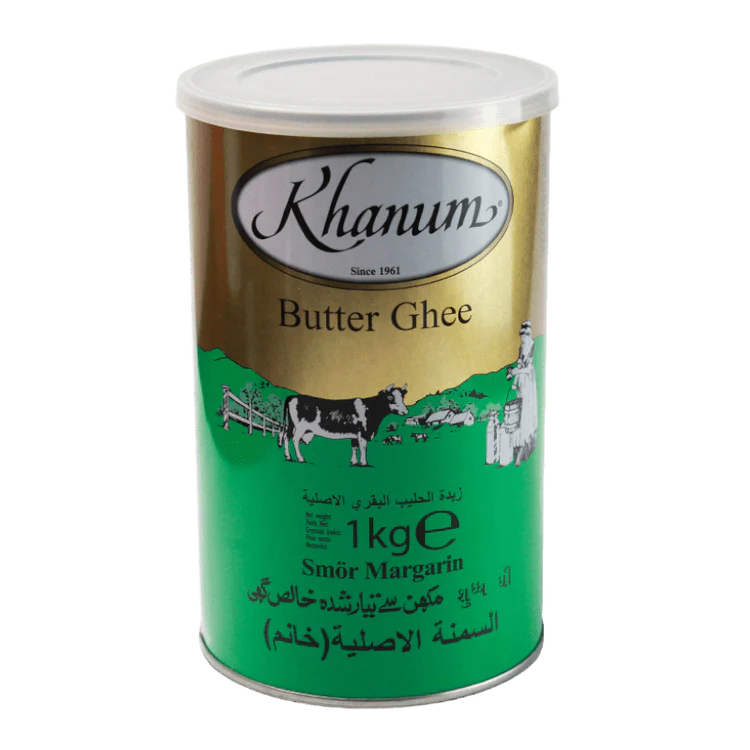 BUTTER GHEE KHANUM 12X1KG