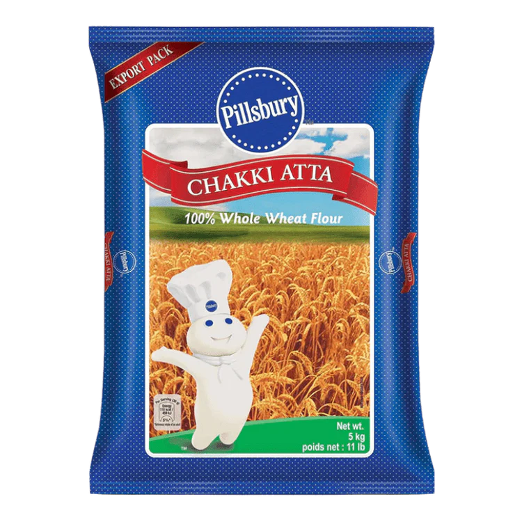 PILLSBURY CHAKKI FLOUR 4X5KG
