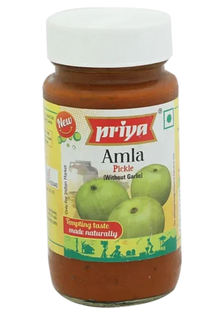 PRIYA AMLA WITHOUT GARLIC PICKLE - 300G. X 6