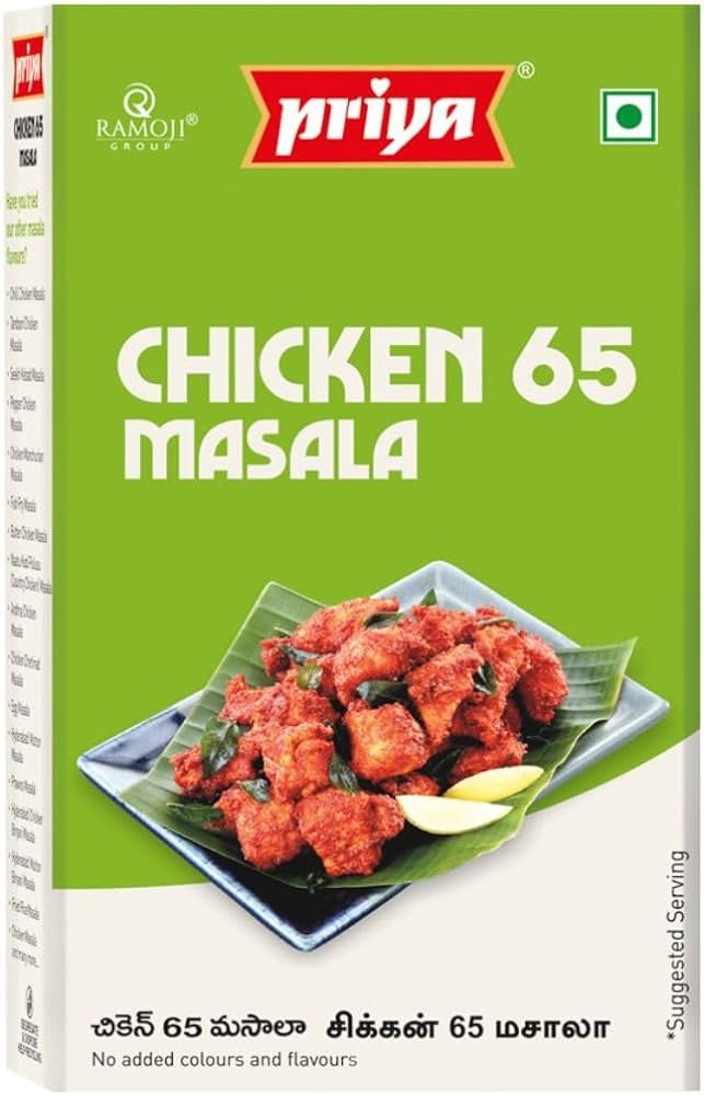 PRIYA CHICKEN 65 MASALA POWDER - 50G X 6