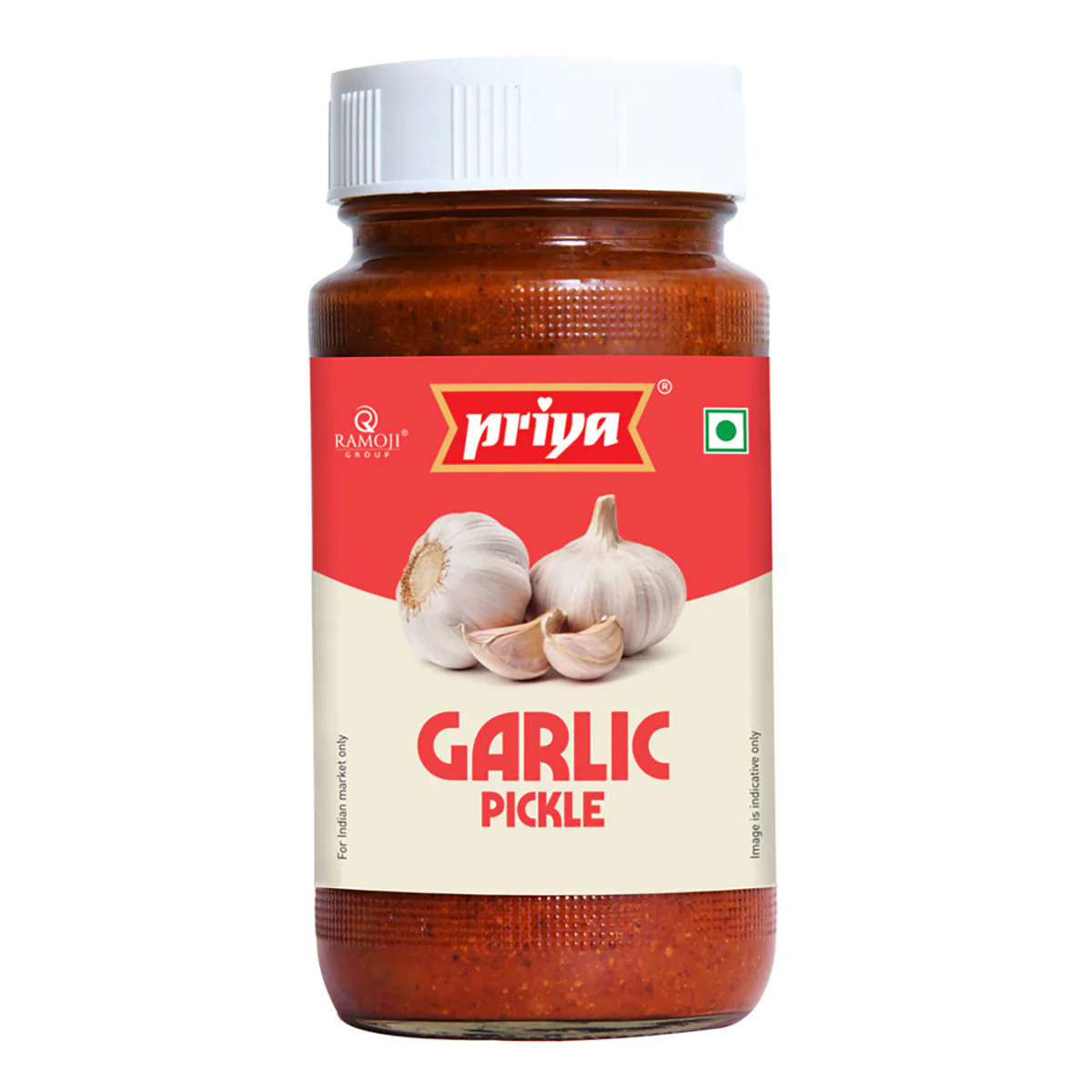 PRIYA GARLIC PICKLE - PR 300G X 6
