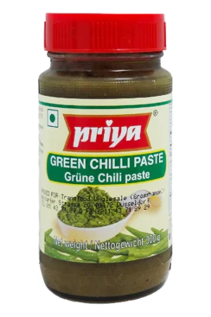 PRIYA GREEN CHILLI PASTE - 300G X 6