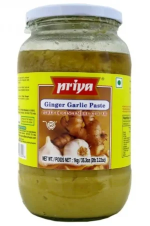 PRIYA GINGER GARLIC PASTE - 1KG X 6