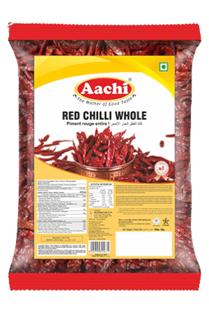AACHI RED CHILLI WHOLE 500G X 1