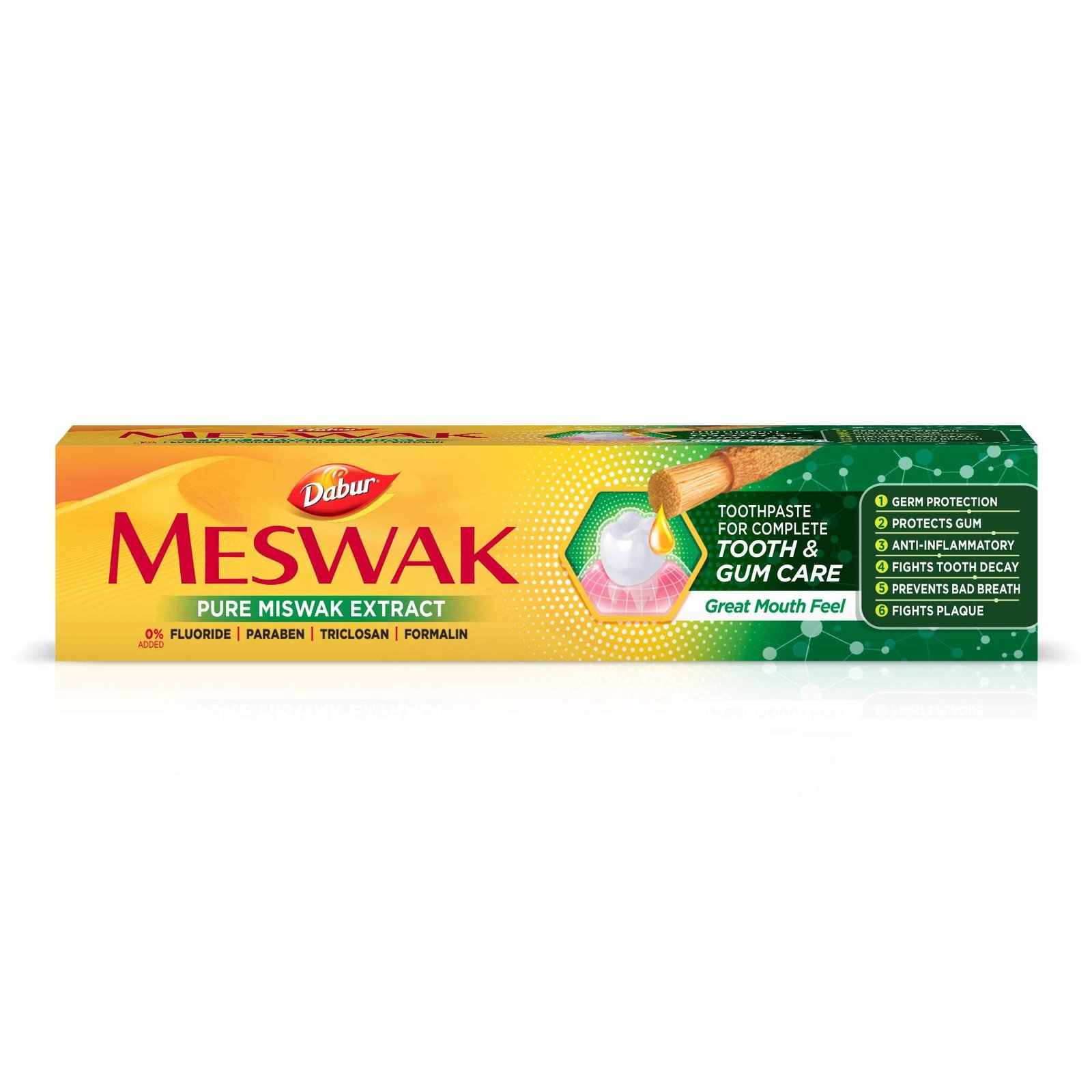 DABUR MESWAK TOOTHPASTE - IND 100G. X 12