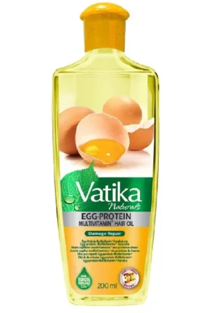 DABUR VATIKA EGGPROTEIN ENRI H OIL MV 200ML x 6