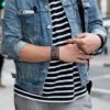 Sequence Recycled Rubber Geometric Bracelet by Paguro Upcycle