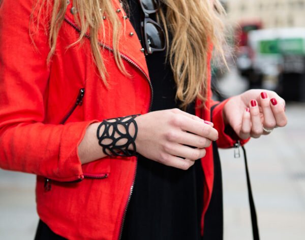 Marble Recycled Rubber Bracelet by Paguro Upcycle