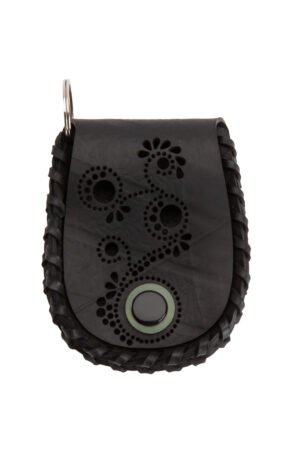 Acyuta Recycled Rubber Coin Vegan Purse by Paguro Upcycle