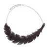 Angel Inner Tube Feather Necklace by Paguro Upcycle