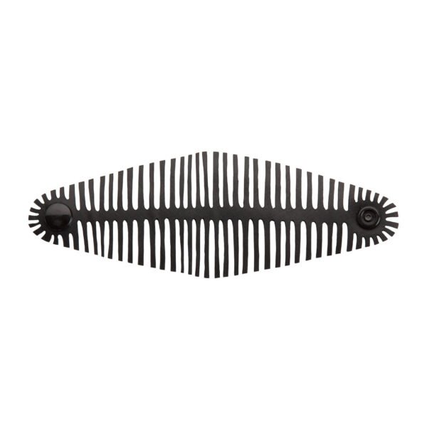 Fishbone Recycled Rubber Bracelet by Paguro Upcycle