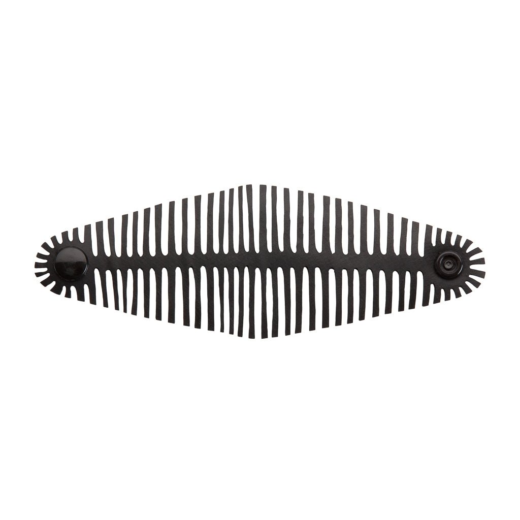 Fishbone Recycled Rubber Bracelet by Paguro Upcycle