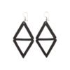 Copenhagen Recycled Rubber Earrings by Paguro Upcycle