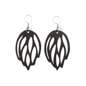 Autumn Recycled Rubber Earrings by Paguro Upcycle