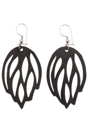 Autumn Recycled Rubber Earrings by Paguro Upcycle