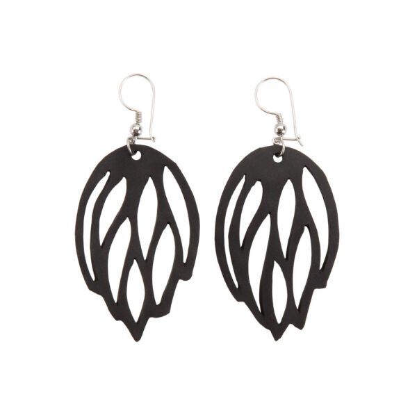 Autumn Recycled Rubber Earrings by Paguro Upcycle
