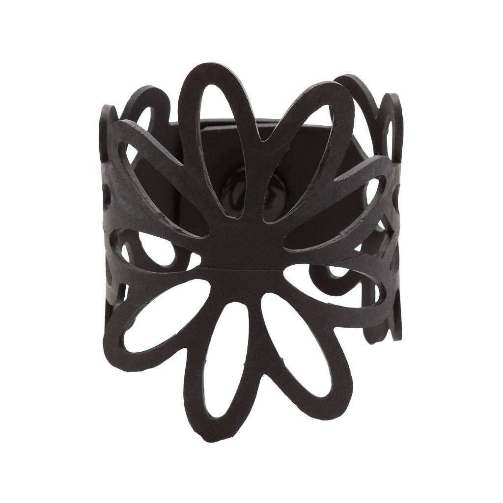 Dahlia Recycled Rubber Bracelet by Paguro Upcycle