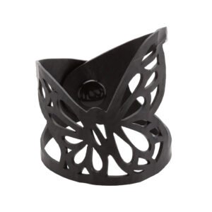Papillon Recycled Rubber Butterfly Bracelet by Paguro Upcycle