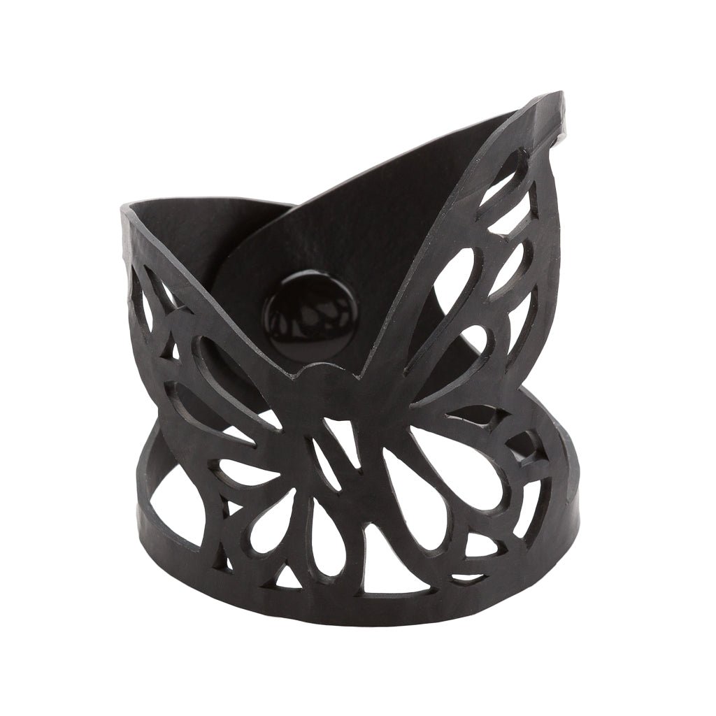 Papillon Recycled Rubber Butterfly Bracelet by Paguro Upcycle