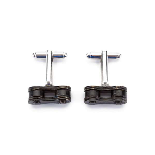 Recycled Bicycle Chain Cufflinks (3 Colours Available) by Paguro Upcycle