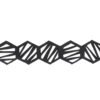 Honeycomb Inner Tube Geometric Choker by Paguro Upcycle