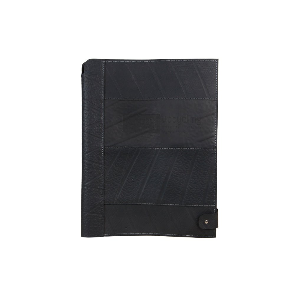 Recycled Rubber Vegan Notebook Holder by Paguro Upcycle