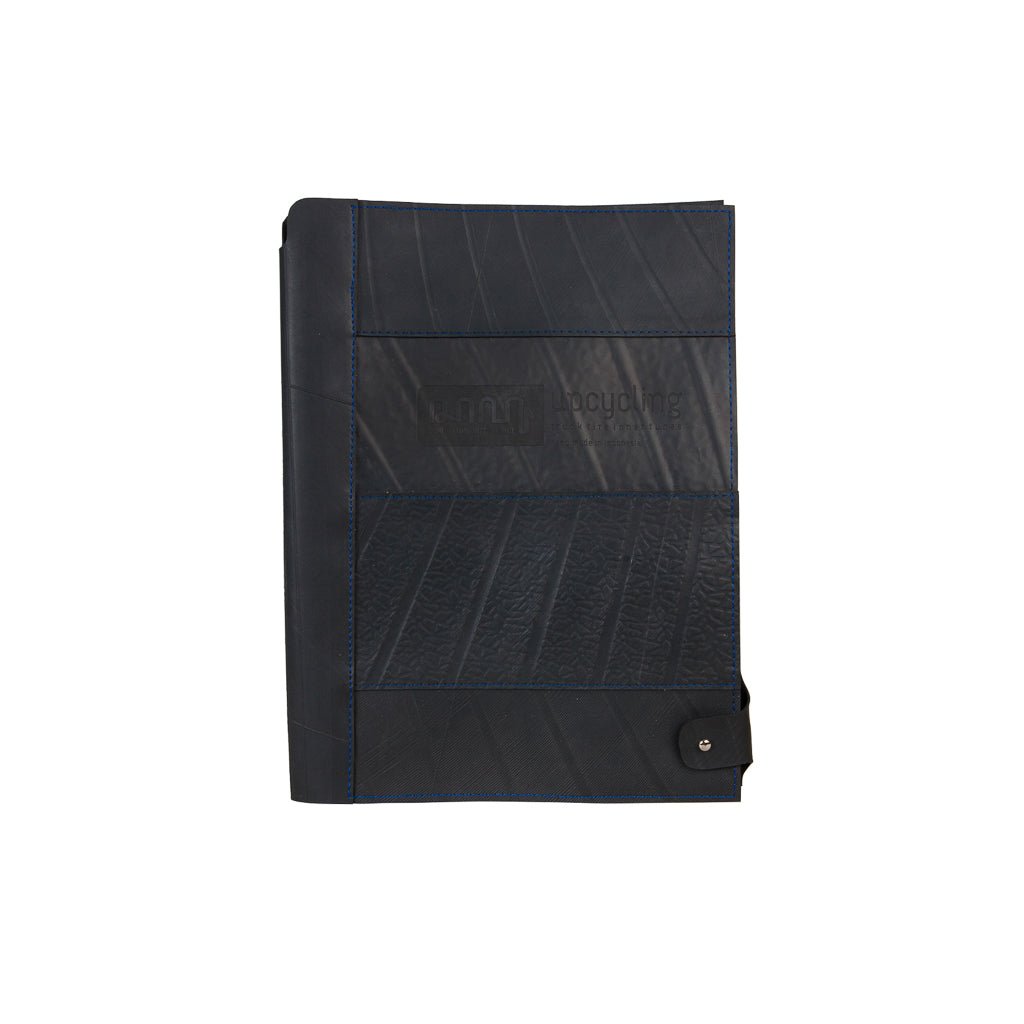 Recycled Rubber Vegan Notebook Holder by Paguro Upcycle