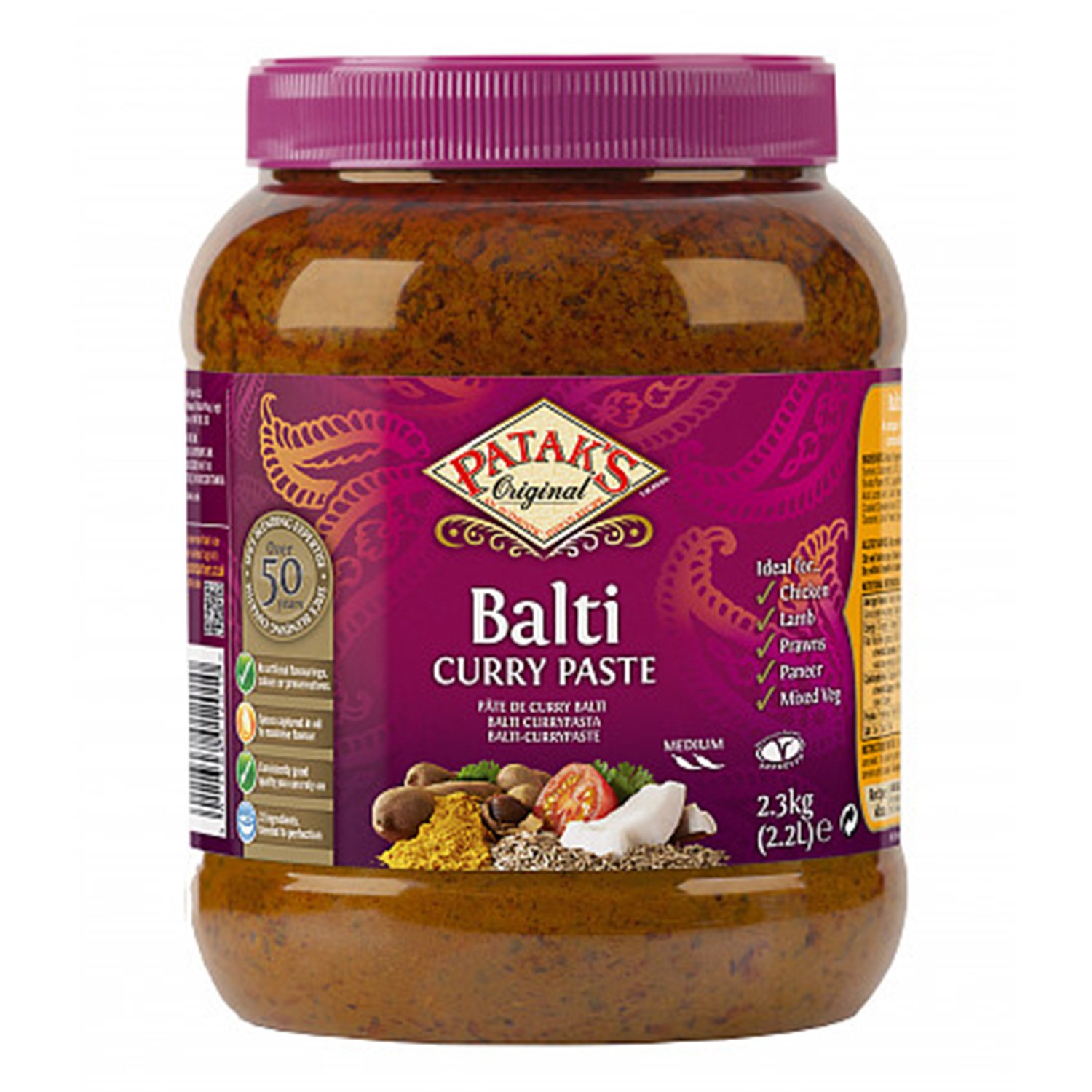 PATAKS BALTI CURRY PASTE 2X2.3kg