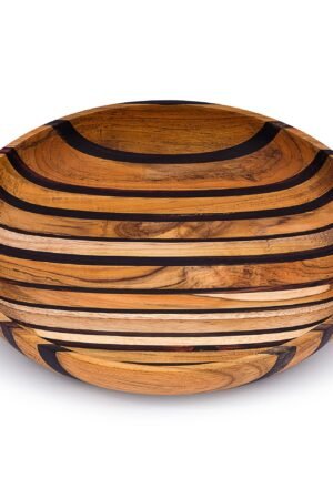 Artisan Upcycled End Grain Fruit Bowls (2 Patterns & 2 Sizes Available)