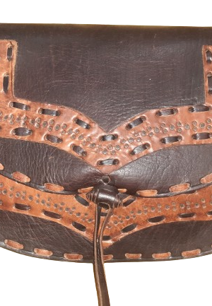 Bolso redondo combinado