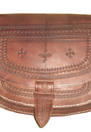 Bolso redondo vacuno de tira
