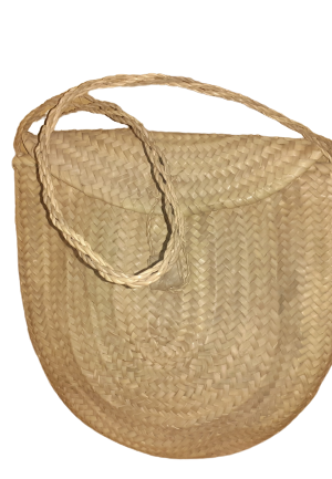 Bolso Ovalado de Paja