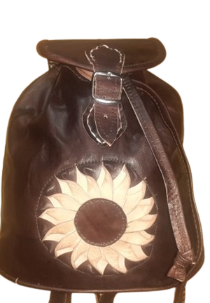 Mochila marrakech con flor pequeña