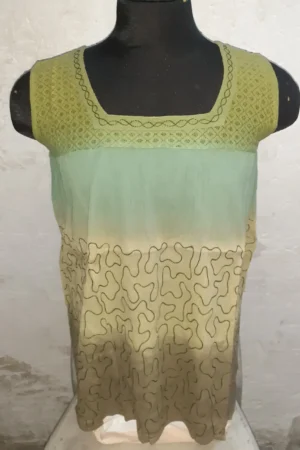 Blusa de mujer combinada