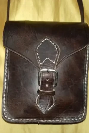 Bolso Cuadrado vacuno doble compartimento