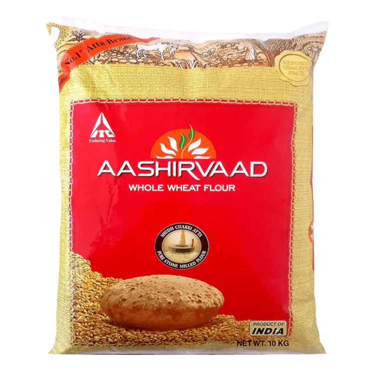 AASHIRVAAD WHOLE WHEAT FLOUR 2X10KG