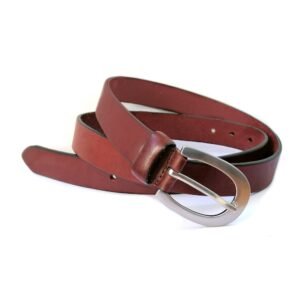 Cinturón de cuero estilo tejano, AV QH1 de 35mm para hombre, color Marrón. SET de 10 cinturones en tallas variadas.