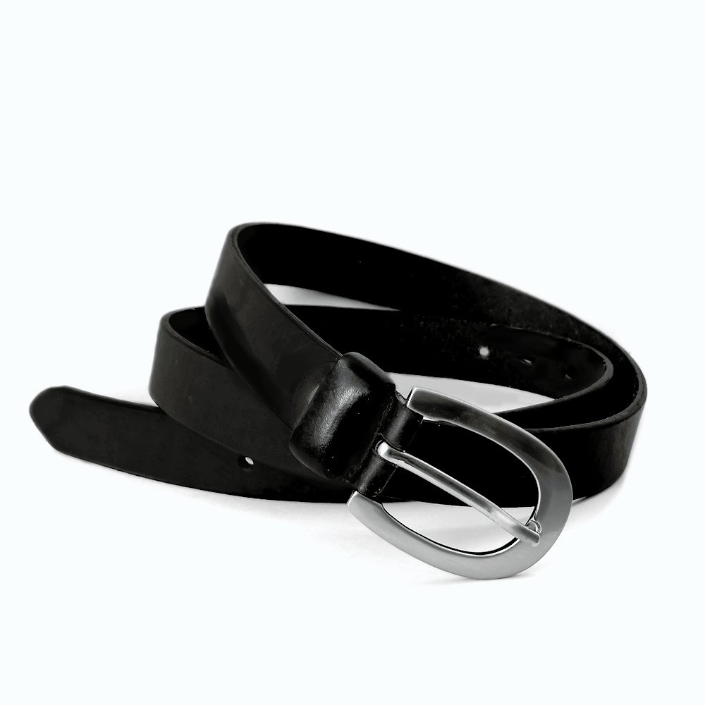 Cinturón de cuero estilo tejano, AV QH1 de 35mm para hombre, color Negro. SET de 10 cinturones en tallas variadas.