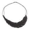 Angel Inner Tube Feather Necklace by Paguro Upcycle