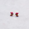 Arrow Colourful Recycled Skateboard Stud Earrings by Paguro Upcycle