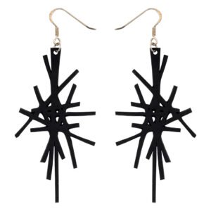 Sparkle Recycled Rubber Earrings