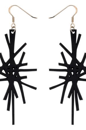 Sparkle Recycled Rubber Earrings