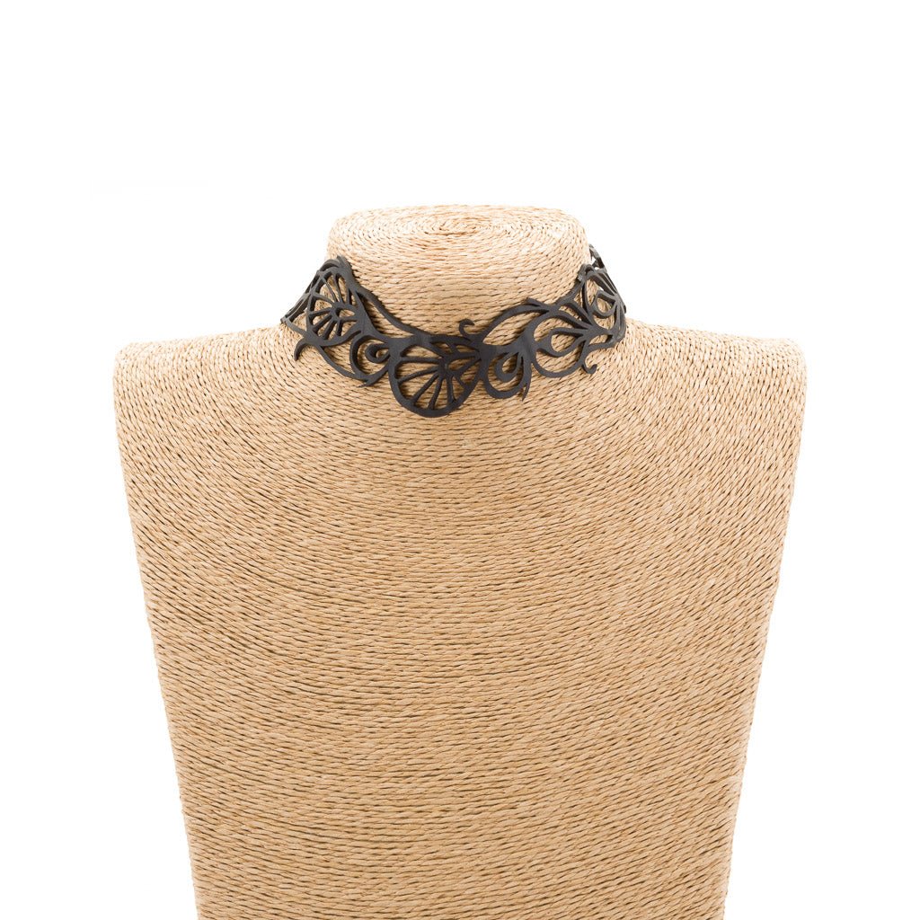 Bella Elegant Inner Tube Choker by Paguro Upcycle