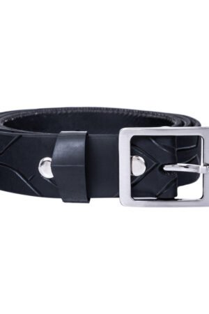 Slim Recycled Tyre Vegan Biker Belt by Paguro Upcycle