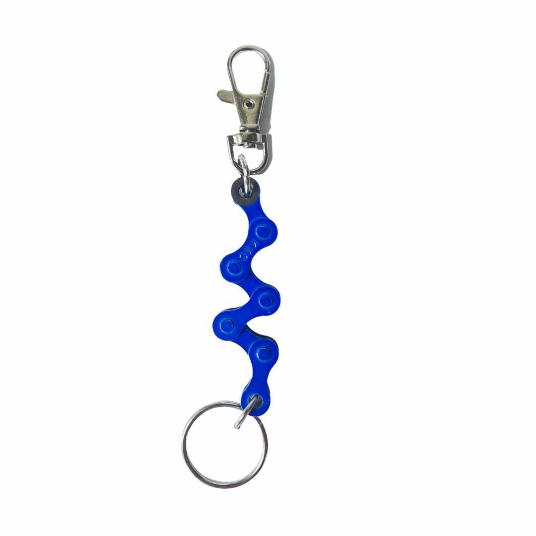 Recycled Bike Chain Vegan Keyring - Image 9
