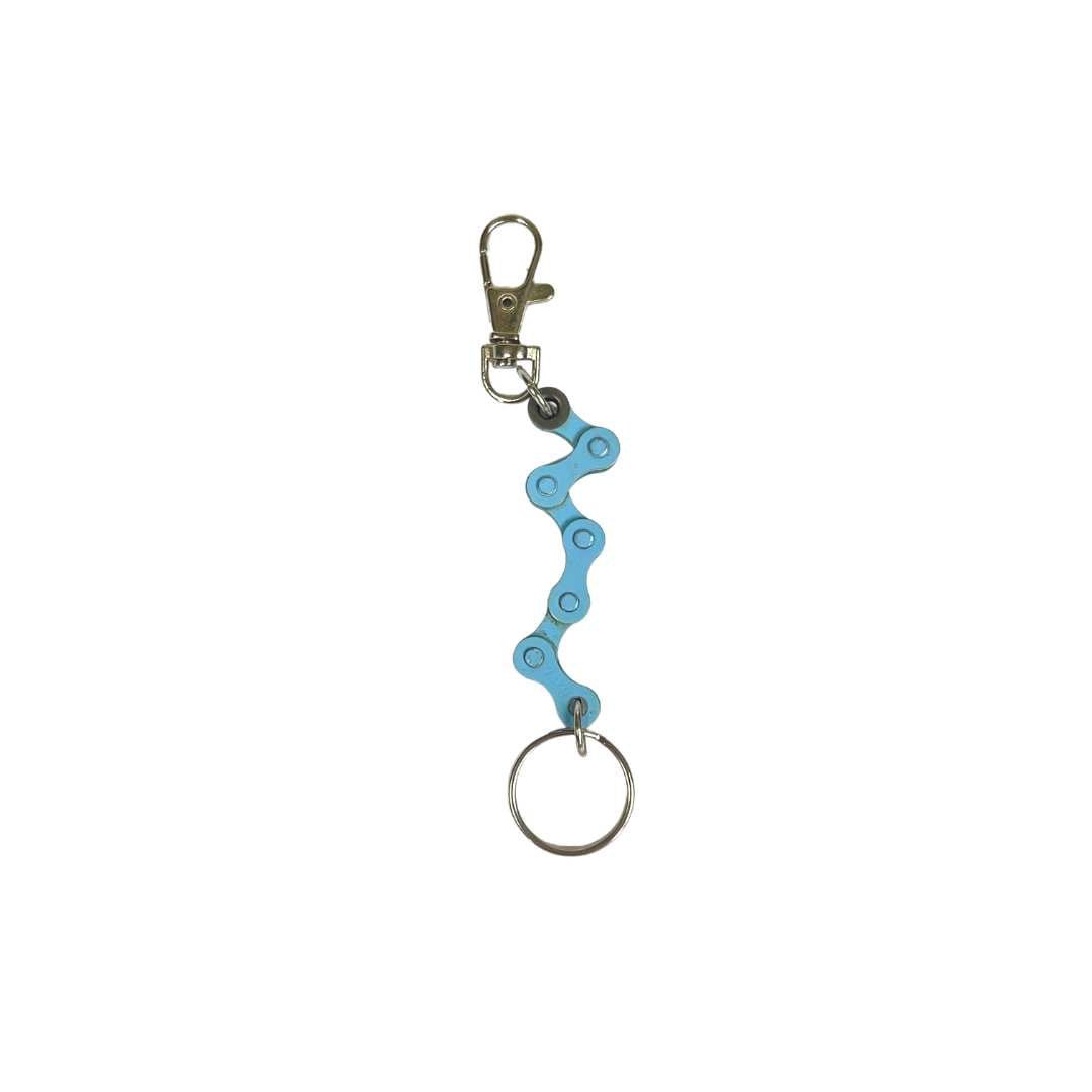 Recycled Bike Chain Vegan Keyring - Image 10