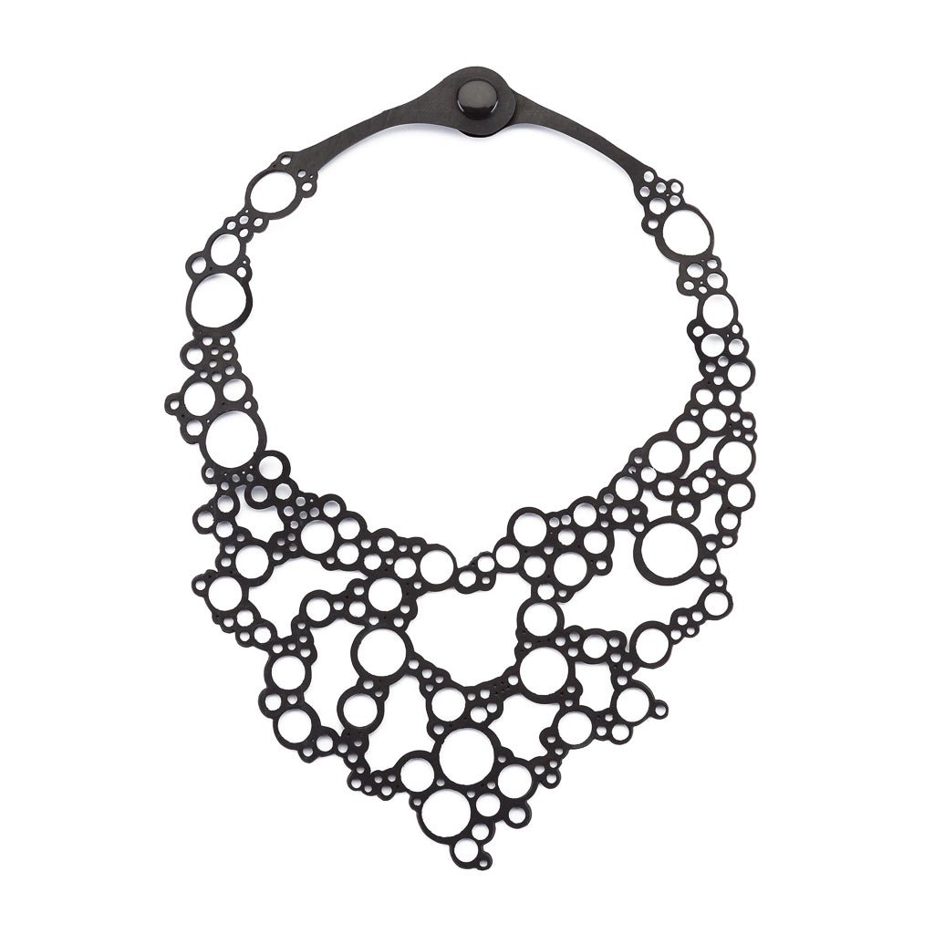 Bubbles Rubber Necklace by Paguro Upcycle