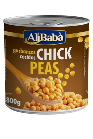 CHICK PEAS CANNED ALI BABA 12X800G