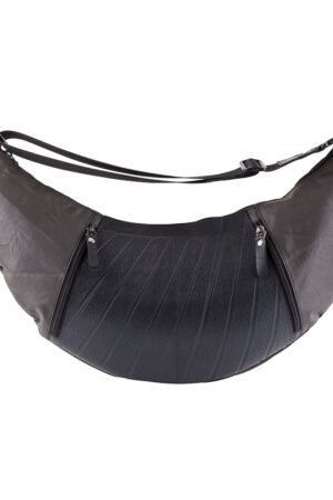 Squad  Vegan Crossbody Sling Hobo Bag by Paguro Upcycle